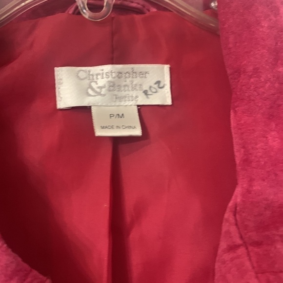 Pink Suede jacket PM 20” pit to pit 22” L EUC - Picture 2 of 5